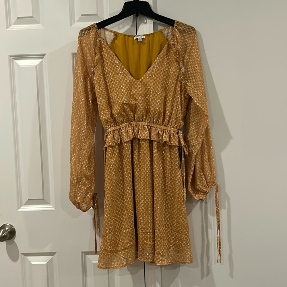 NWT BTFL-Life Georgina Print Long Sleeve Dress